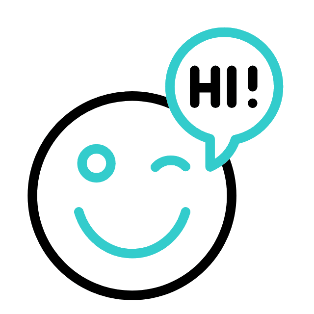 Hello in Vibrant Typography: A Friendly Greeting from Tcee-tech